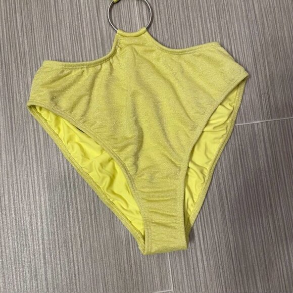 NWT Montce Sparkle Ky One Piece Swimsuit XL Limon Cutout - Picture 8 of 15